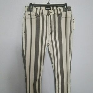 Striped Hudson High Waist Barbara Jeand